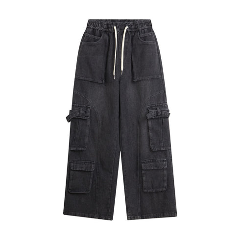 Unisex Fashion Straight Denim Pants